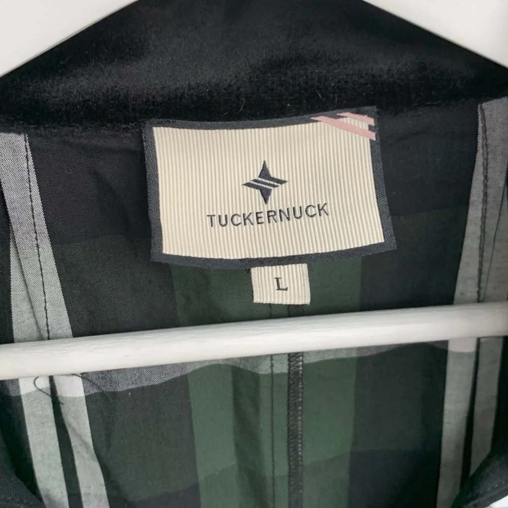 Elegant Green Plaid Dress - Picture 15 of 16